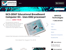 Tablet Screenshot of ncs.apatco.com
