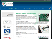 Tablet Screenshot of apatco.com